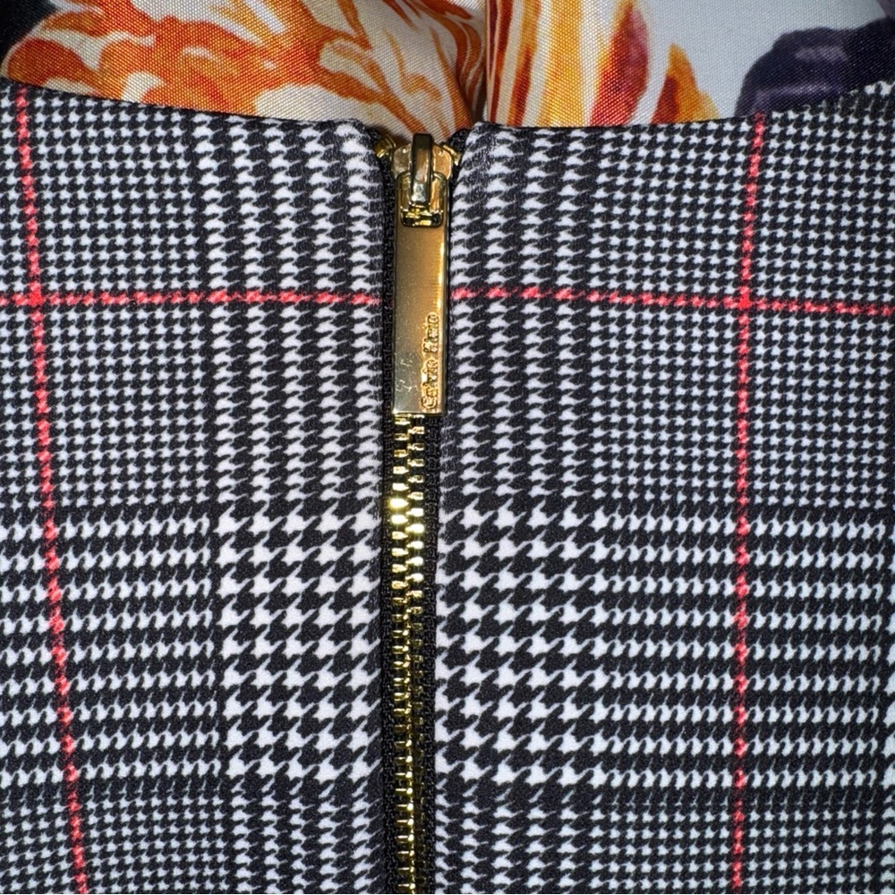 Calvin Klein Plaid Bell Sleeve Sheath Dress NWOT - Picture 3 of 7